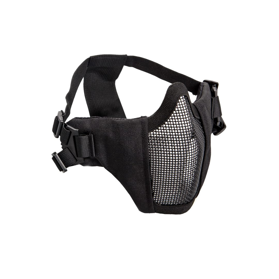 UNYZONE : ASG Stalker/masque grillagé étendu en tissu de couleur noir
