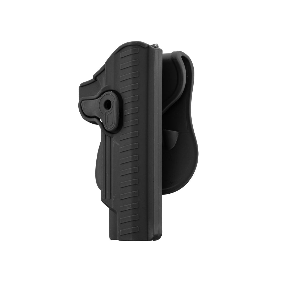 UNYZONE : BO MANUFACTURE Holster quick release pour colt 1911 pour droitier noir vue du côté droit