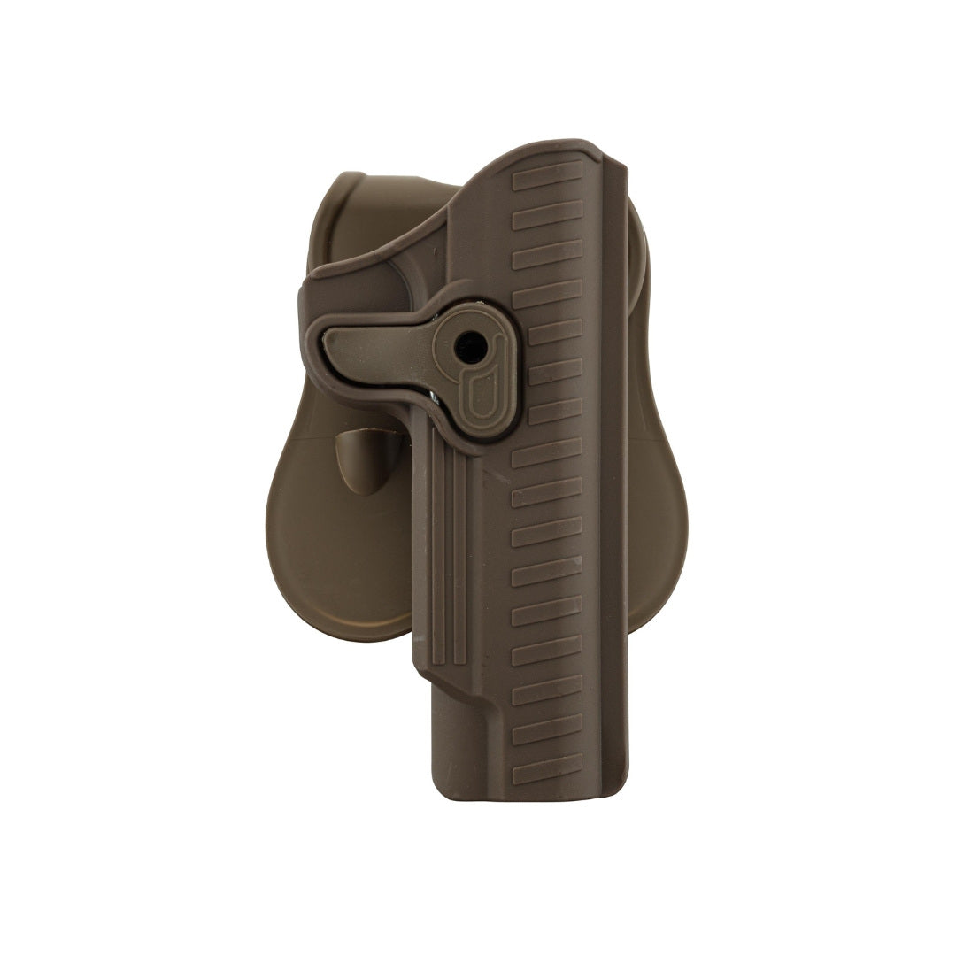 UNYZONE : BO MANUFACTURE Holster quick release pour colt 1911 pour droitier tan