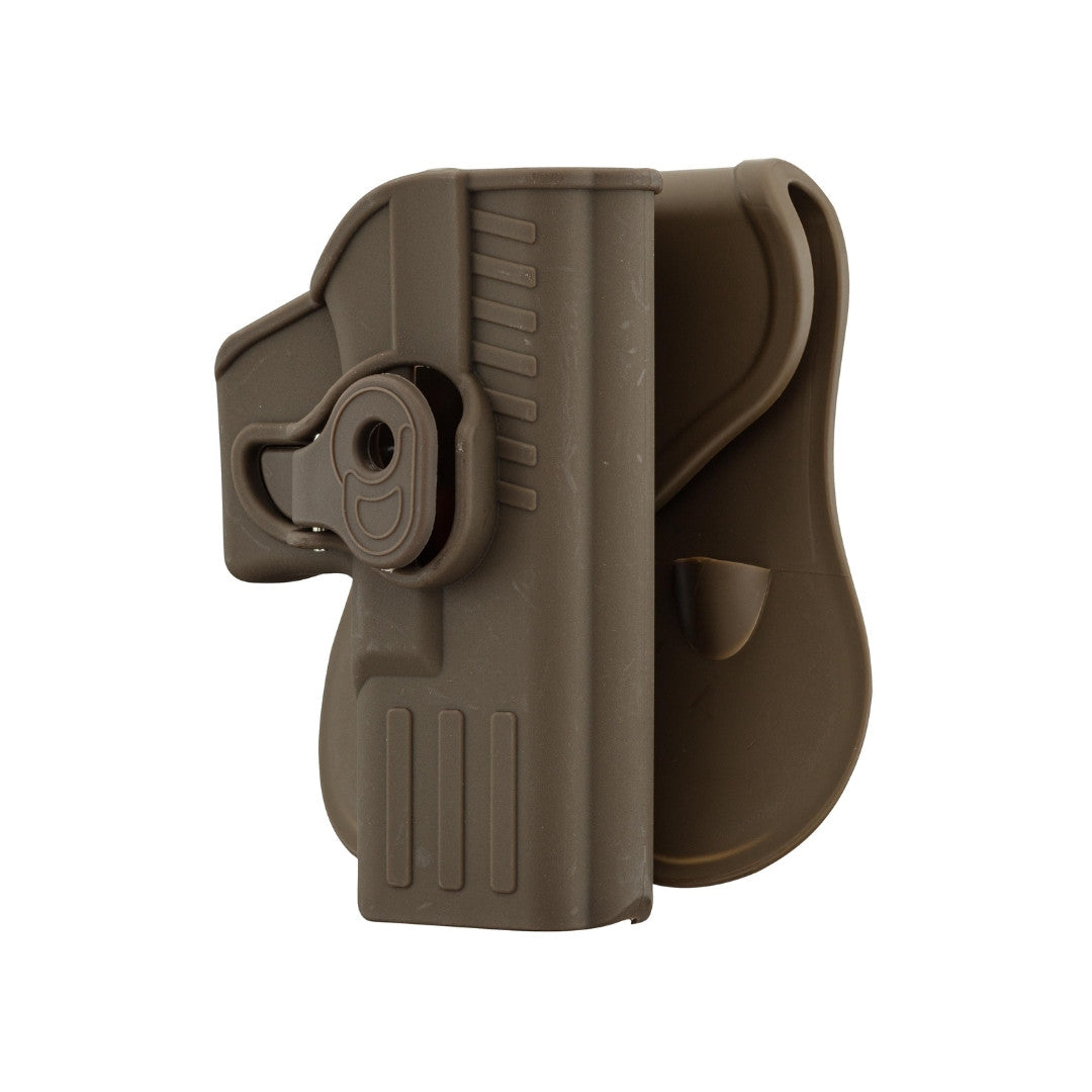 UNYZONE : BO MANUFACTURE Holster quick release pour glock 17 pour droitier tan