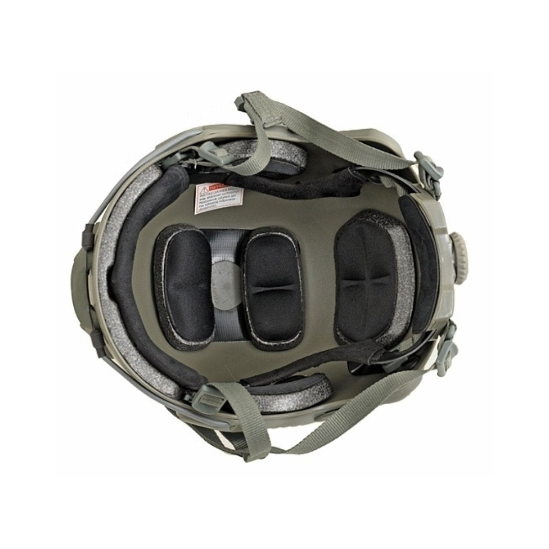 UNYZONE : EMERSONEGEAR Casque FAST type MH avec molette de réglage foliage vue dedans