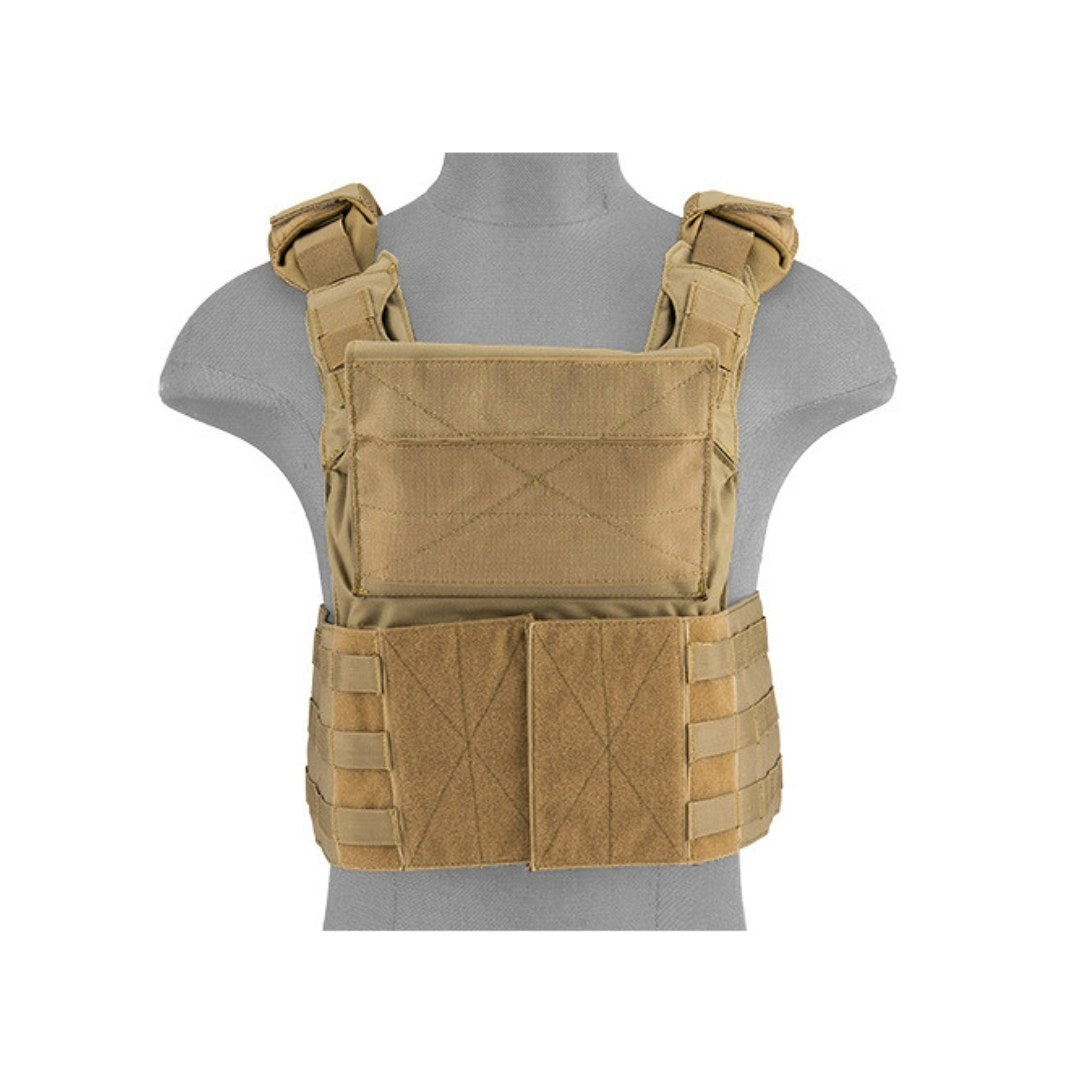 UNYZONE : LANCER TACTICAL Gilet tactique SPAC 1000D tan ouvert