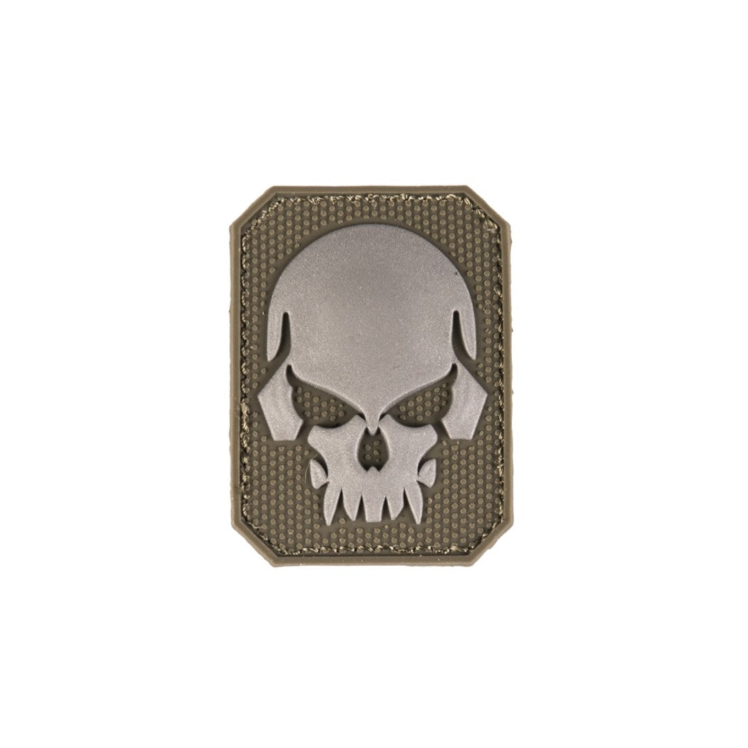 UNYZONE : MIL-TEC Patch PVC tête de mort vert olive