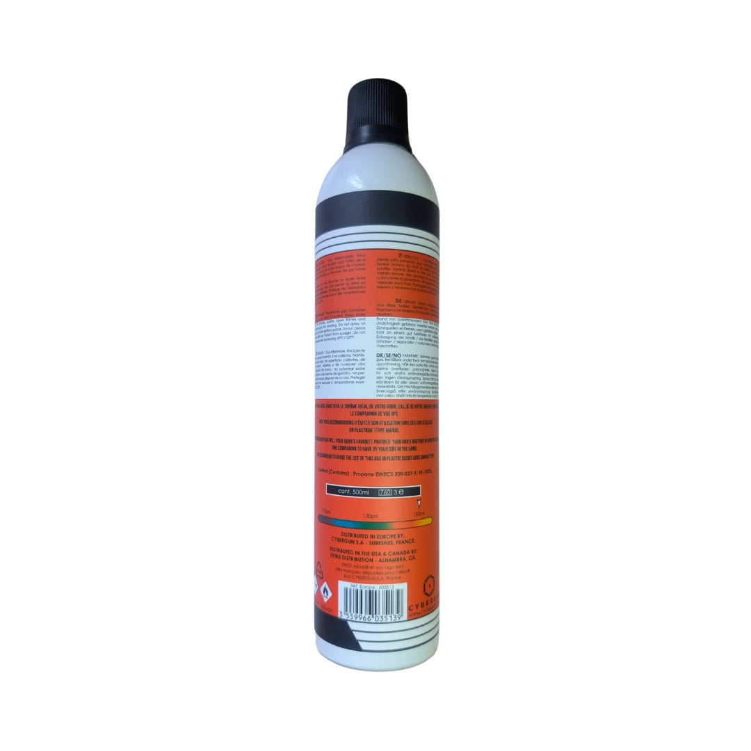 UNYZONE : SWISS ARMS Bouteille de gaz sec 150 PSI vue de derrière