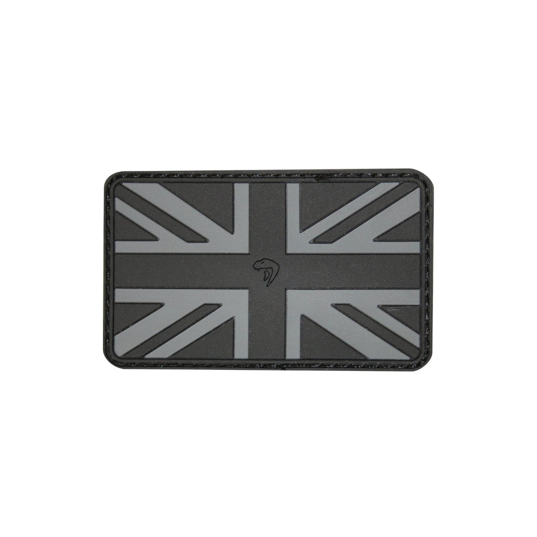UNYZONE : VIPER TACTICAL Patch PVC drapeau du Royaume-Uni gris noir