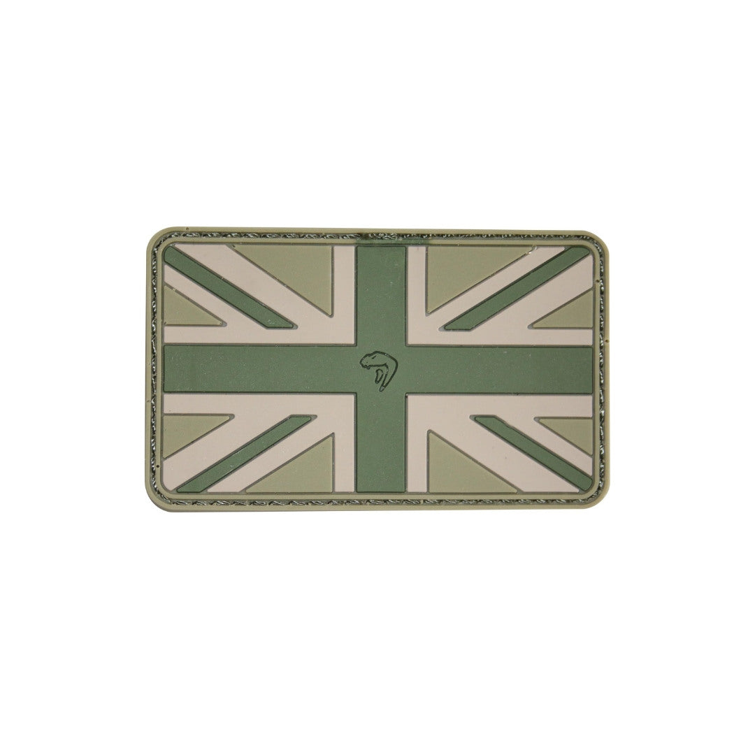 UNYZONE : VIPER TACTICAL Patch PVC drapeau du Royaume-Uni vert olive