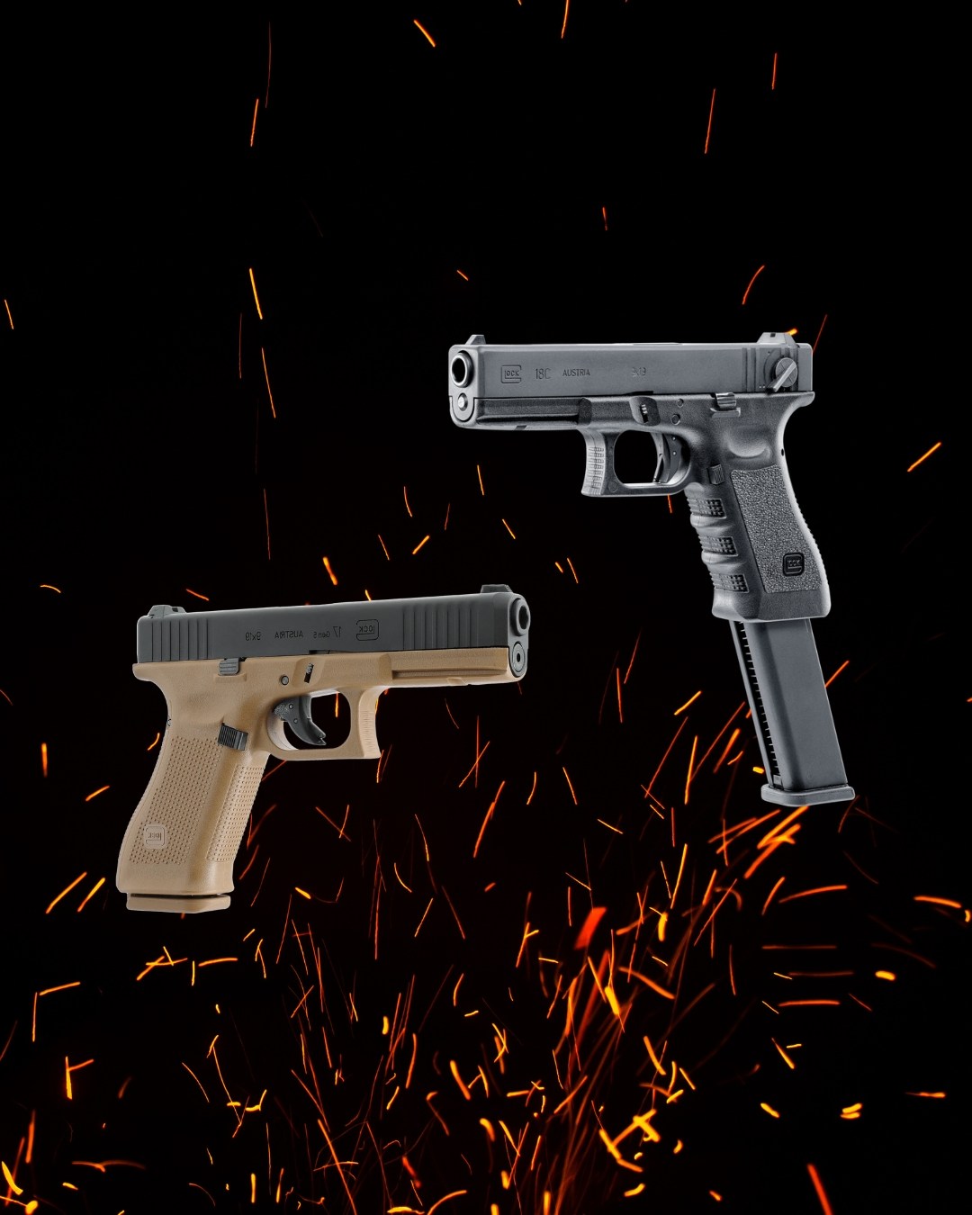 UNYZONE : Slide mobile "Nouveautés répliques Glock"