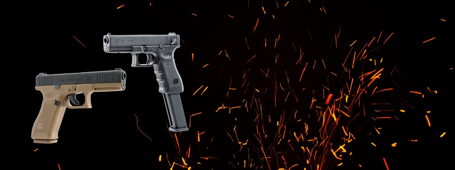 UNYZONE : Slide desktop "Nouveautés répliques Glock"