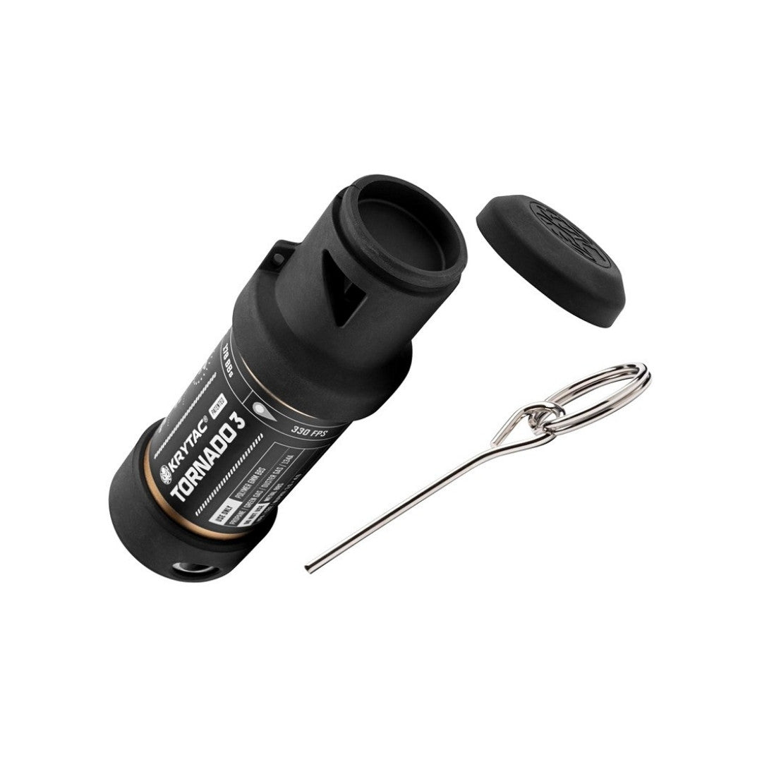 Krytac : Grenade airsoft timer Tornado 3, vue des différents éléments
