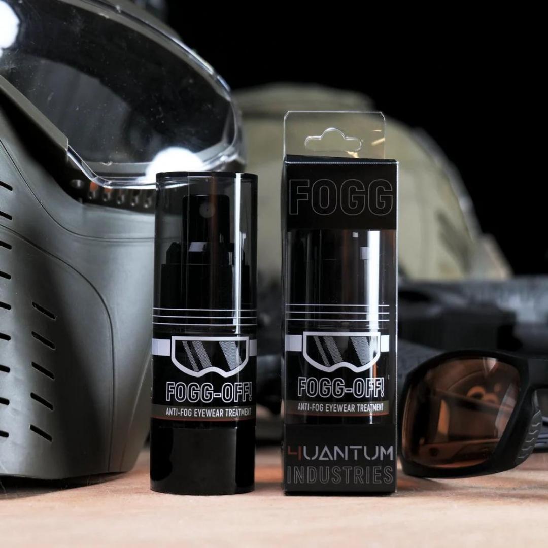 UNYZONE : 4UAD Spray anti-buée Fogg Off 15mL, mise ne situation avec protections oculaires