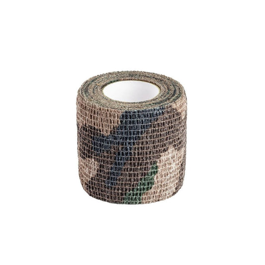 UNYZONE : A10 EQUIPMENT Bande auto-agrippante de 5 cm x 4.50 m de camouflage CE