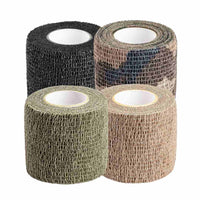 UNYZONE : A10 EQUIPMENT Bandes auto-agrippantes de 5 cm x 4.50 m de couleur noir, vert olive, tan et de camouflage CE