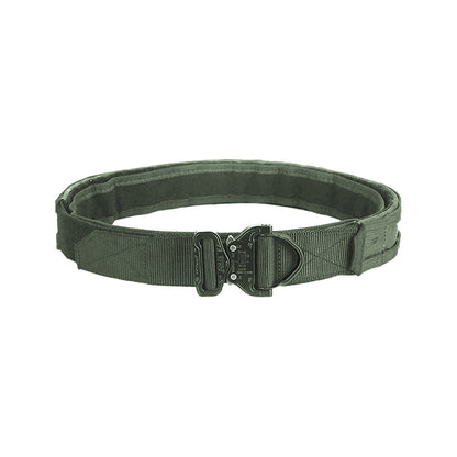 UNYZONE : A10 EQUIPMENT Ceinturon tactique avec attache MOLLE 50 mm vert olive