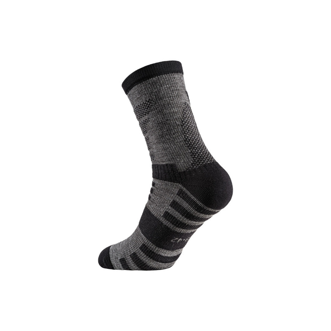 UNYZONE : A10 Equipment Chaussettes IMPACT 9" pour l'hiver couleur gris/noir, vue de derrière