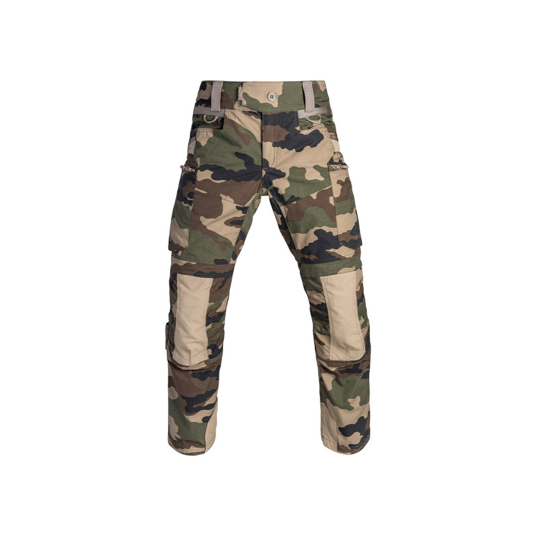 UNYZONE : A10 EQUIPMENT Pantalon V2 FIGHTER, entrejambe 83 cm en camouflage Centre d'Europe