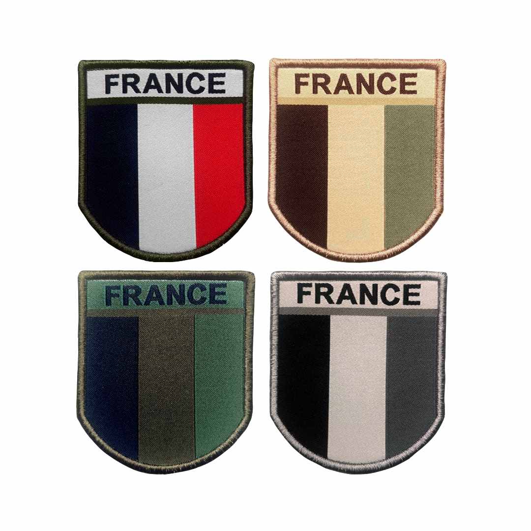 UNYZONE : A10 EQUIPMENT Patch tissu brodé France les 4 déclinaisons