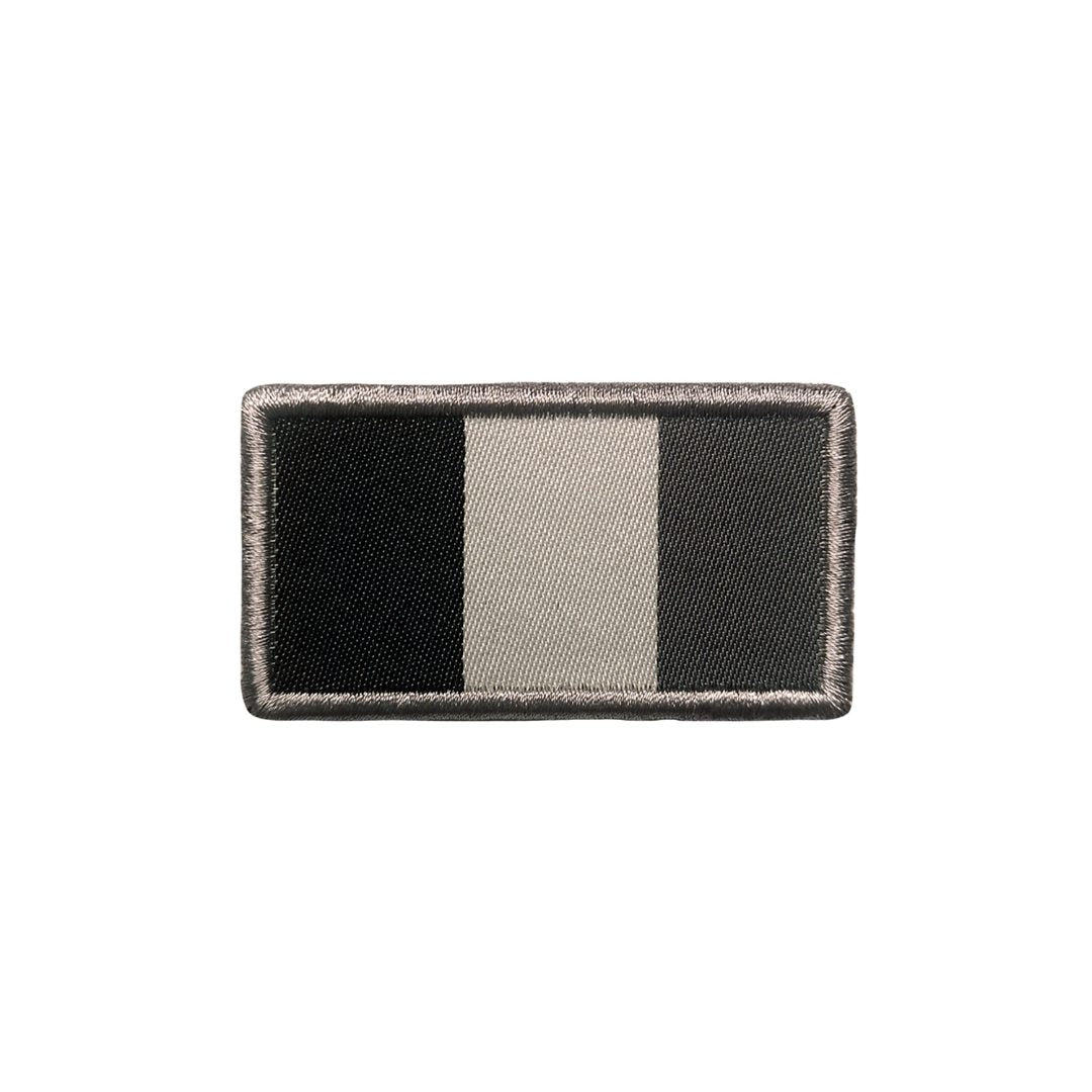 UNYZONE : A10 EQUIPMENT Patch tissu brodé drapeau français en gris
