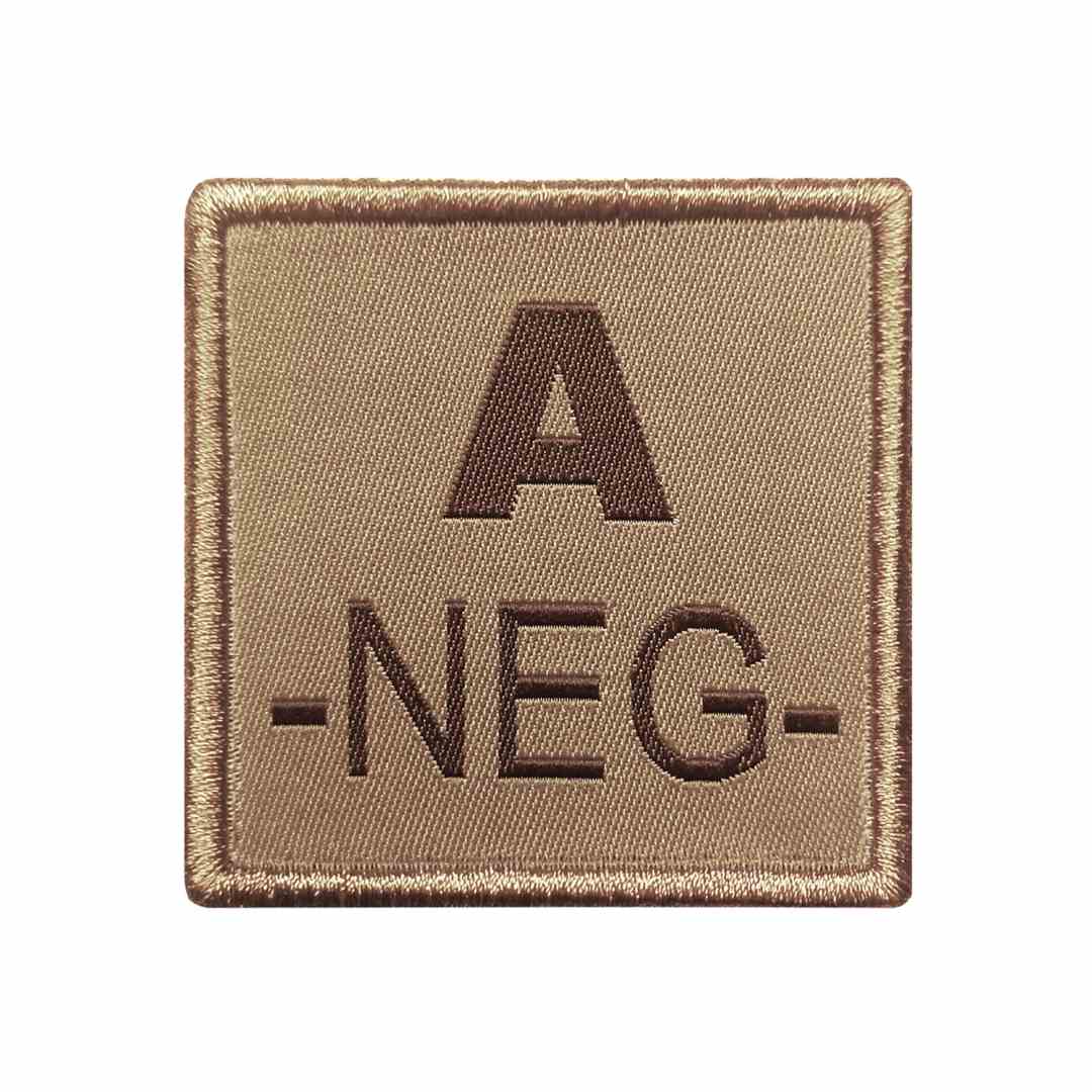 UNYZONE : A10 EQUIPMENT Patch brodé groupe sanguin tan A-