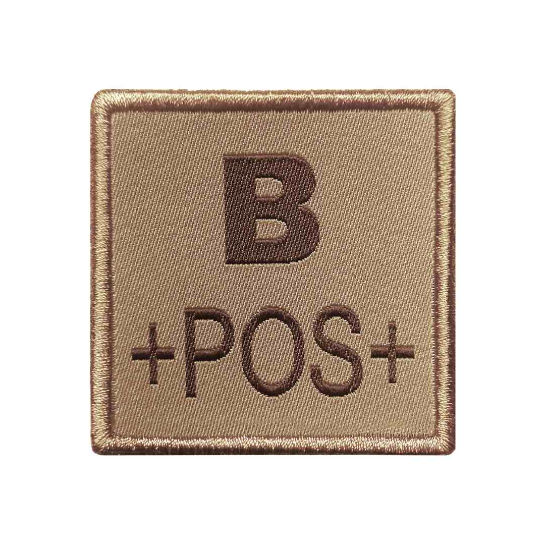 UNYZONE : A10 EQUIPMENT Patch brodé groupe sanguin tan B+