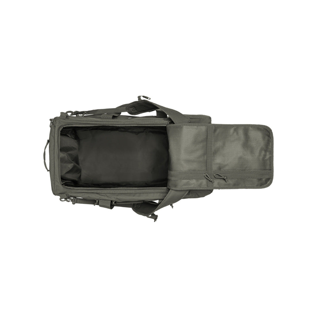 UNYZONE : A10 EQUIPMENT Sac de transport TRANSALL 90 L en vert olive vue de de dedans