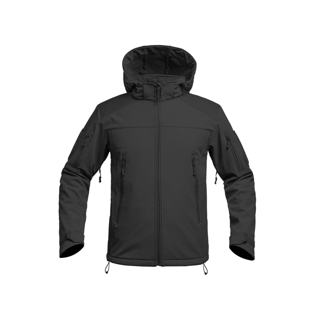 UNYZONE : A10 EQUIPMENT Veste shoftshell V2 FIGHT en noir