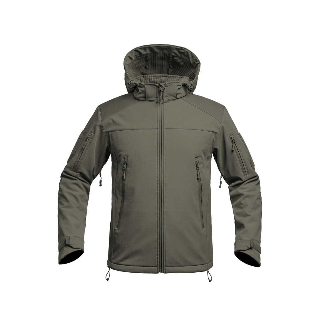 UNYZONE : A10 EQUIPMENT Veste shoftshell V2 FIGHT en vert olive