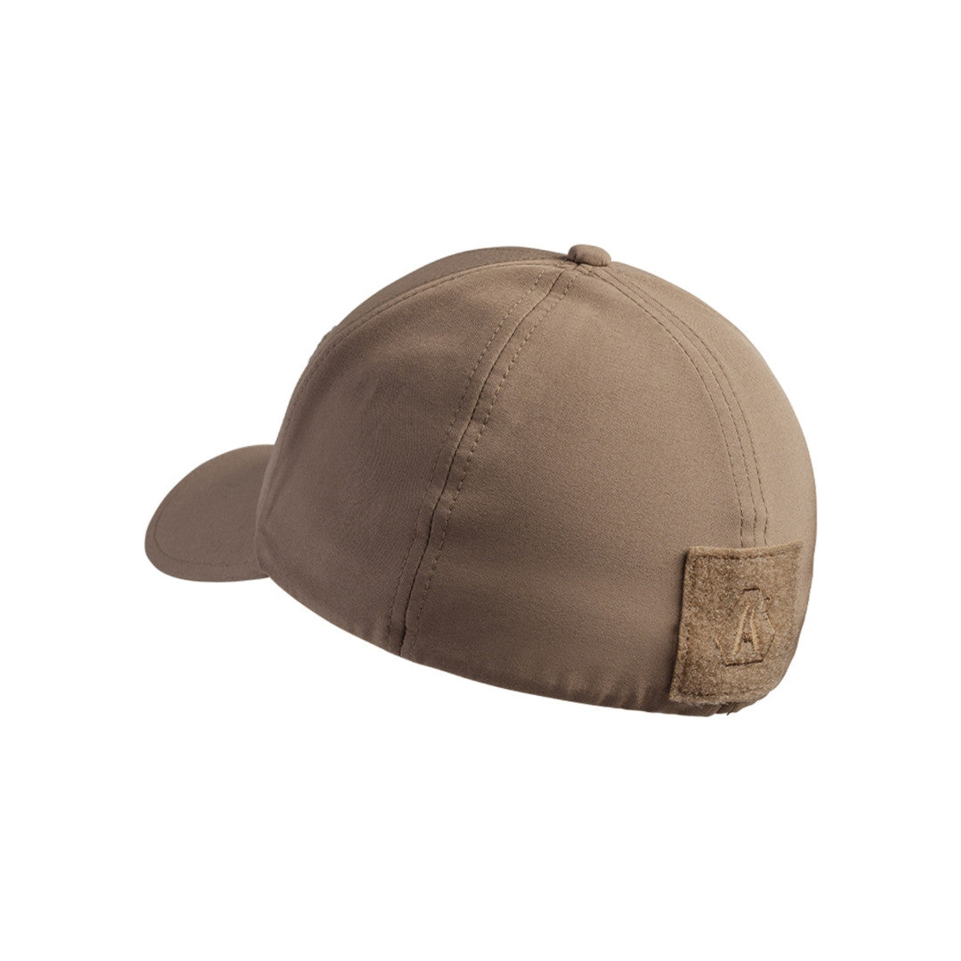 UNYZONE : A10 EQUIPMENT Casquette stretch-fit tan vue de derrière
