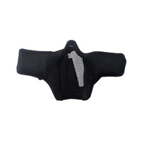UNYZONE : ASG Masque grillagé étendu noir vue sur l’intérieur du masque avec le rembourrage intérieur