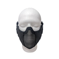 UNYZONE : ASG Masque grillagé étendu noir sur tête de mannequin