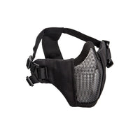 UNYZONE : ASG Stalker/masque grillagé étendu en tissu de couleur noir