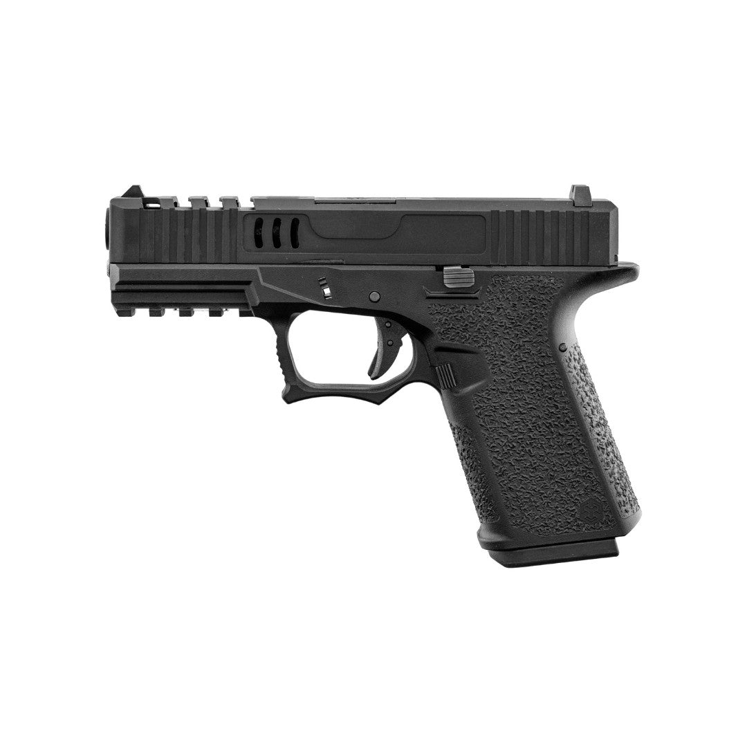 UNYZONE : AW CUSTOM Réplique pistolet VX9 mod 2 (VX9200) GBB gaz noir vue côté gauche