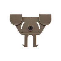 UNYZONE : BO MANUFACTURE Adaptateur MOLLE pour holster tan vue de derrière