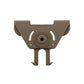UNYZONE : BO MANUFACTURE Adaptateur MOLLE pour holster tan vue de devant