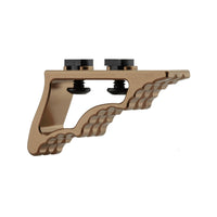 UNYZONE : BO MANUFACTURE Grip/poignée angle en aluminium CNC pour M-Lock/Keymod en tan