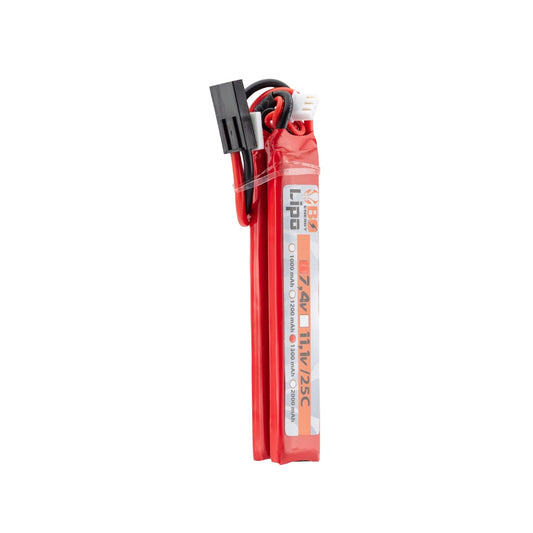 UNYZONE : BO MANUFACTURE Batterie LIPO 2 sticks 7,4V 1300mhA 25C en Mini Tamyia
