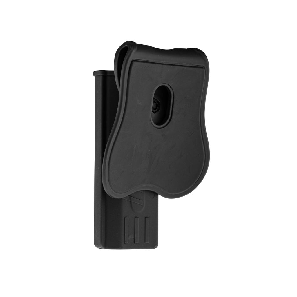 UNYZONE : BO MANUFACTURE Holster quick release pour Hi-Capa pour droitier noir vue de derrière