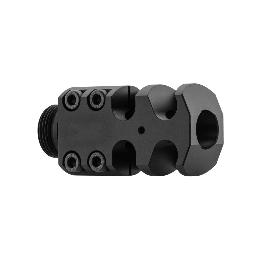 UNYZONE : BO MANUFACTURE Cache flamme en acier pour VSR-10 ou T10 ou T11 avec adaptateur, vue de dessus