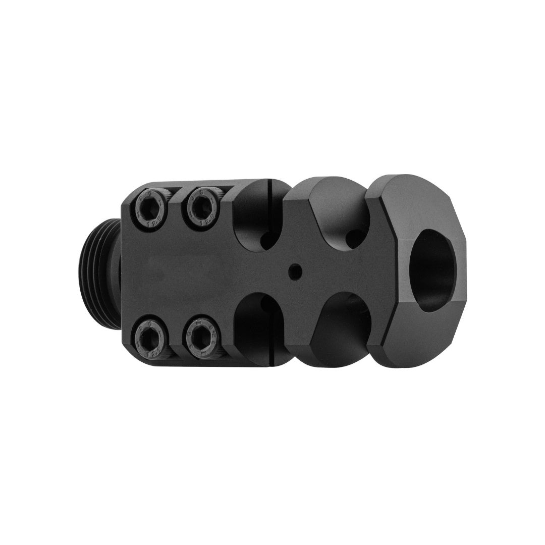UNYZONE : BO MANUFACTURE Cache flamme en acier pour VSR-10 ou T10 ou T11 avec adaptateur, vue de dessus