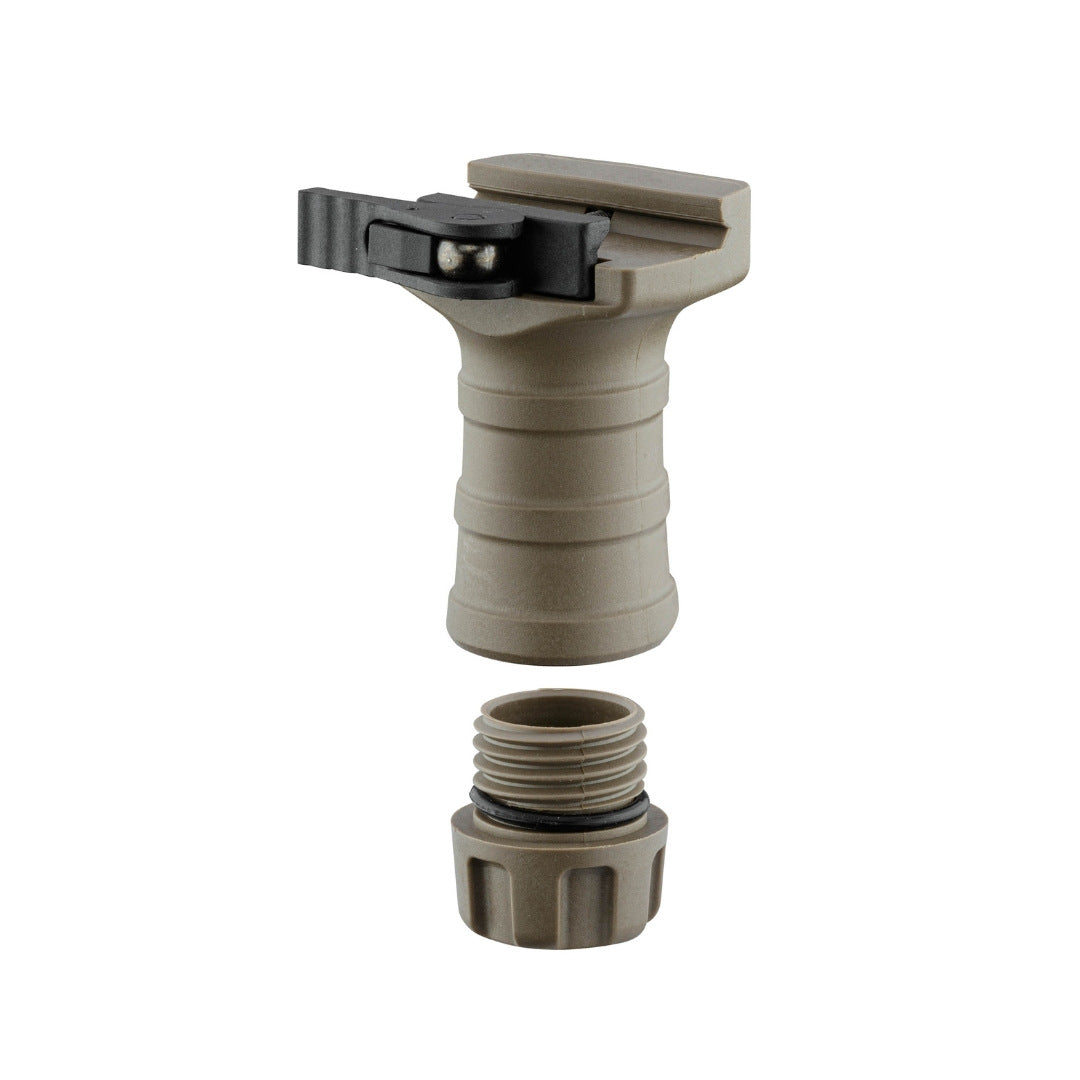 UNYZONE : BO MANUFACTURE Poignée grip vertical QD tan dévissé