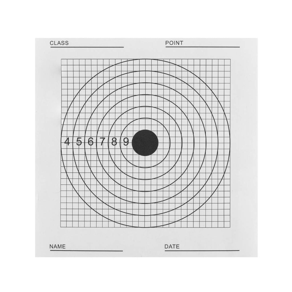 UNYZONE : BO MANUFACTURE Cible en papier de 17x17mm du porte cible avec filet