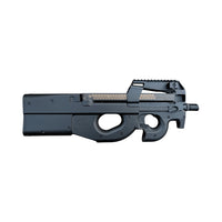 UNYZONE : CYBERGUN et CYMA Réplique FN P90 noir en AEG à 1,4J avec marquage officiel FN Herstal, vue de l'autre côté