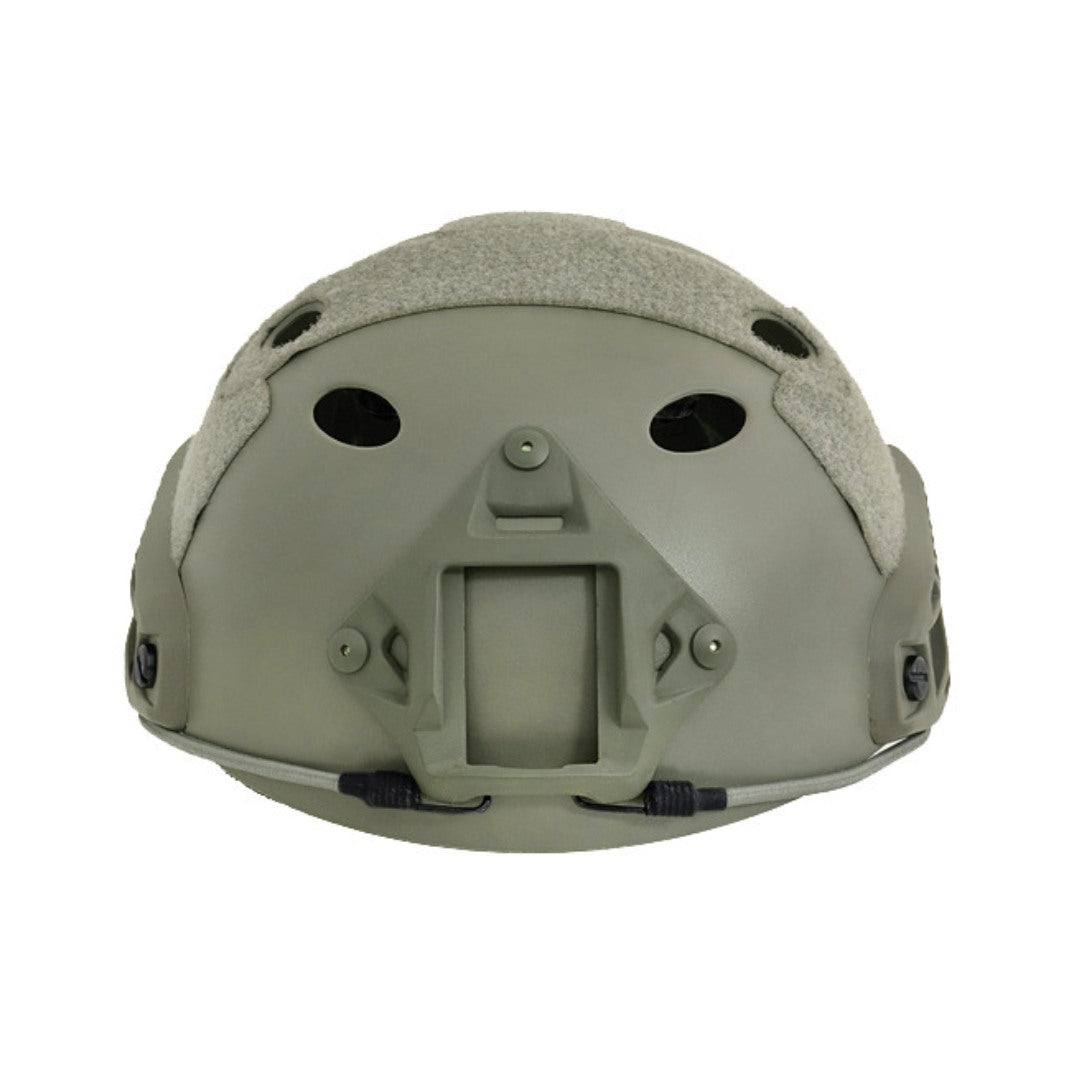 UNYZONE : EMERSONEGEAR Casque FAST type PJ avec molette de réglage  vert olive vue de devant