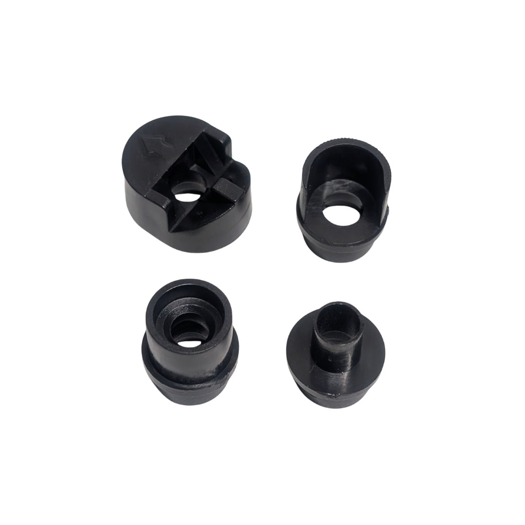 UNYZONE : DOUBLE BELL Les 4 embouts pour le bb loader/speed loader électrique d'une capacité de 1300 billes pour recharger automatiquement et rapidement la plupart des chargeurs d'airsoft du marché