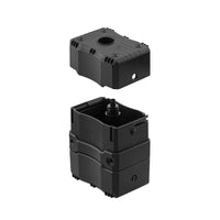 UNYZONE : DOUBLE BELL BB loader/speed loader électrique d'une capacité de 1300 billes pour recharger automatiquement et rapidement la plupart des chargeurs d'airsoft du marché, vue capot du dessus ouvert 2