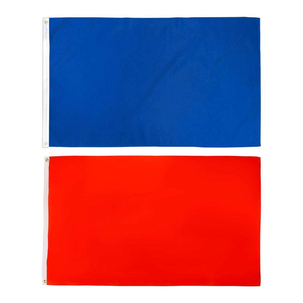 UNYZONE : AZ FLAG Drapeau bleu et rouge de 90x60 cm avec œillets en laiton