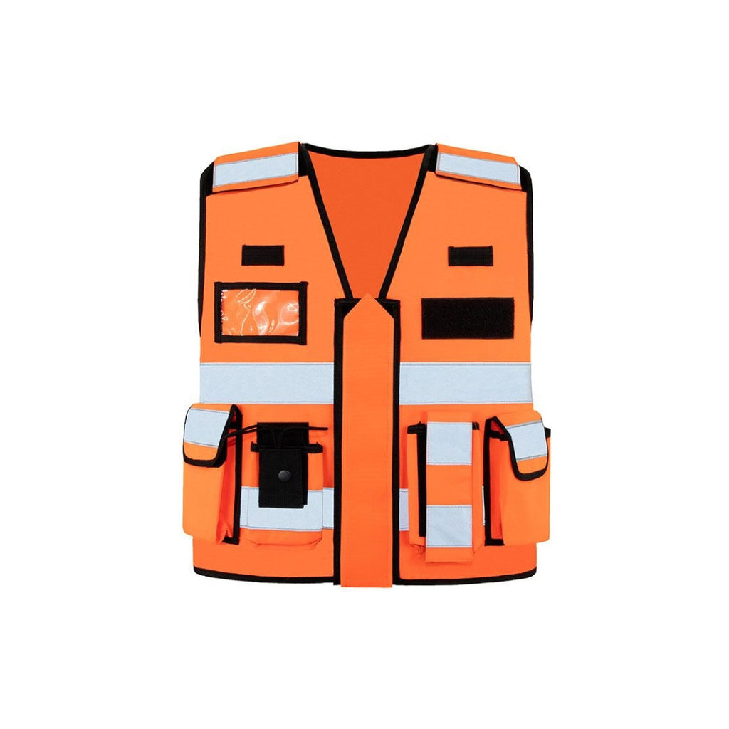 UNYZONE : KORNTEX Gilet de sécurité tactique orange, idéale pour les organisateurs et arbitres