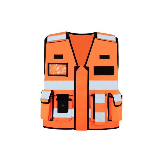 UNYZONE : KORNTEX Gilet de sécurité tactique orange, idéale pour les organisateurs et arbitres