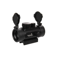 UNYZONE : LANCER TACTICAL Red dot aluminium point rouge/vert 30mm noir sans cache de protection