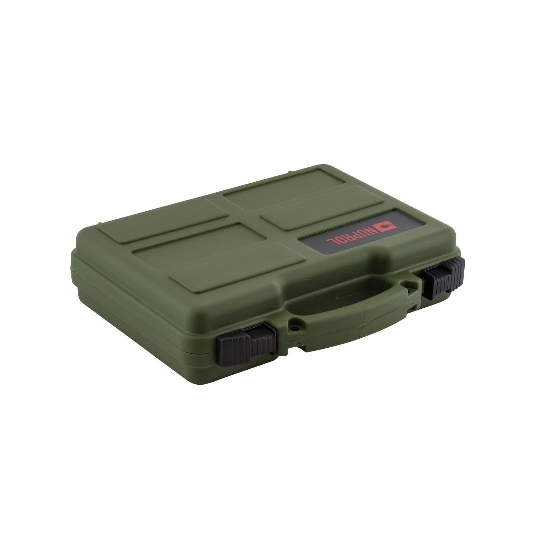 UNYZONE : NUPROL Mallette avec mousse à vague pour PA 30x 25 x 8 cm vert olive vue de dessus