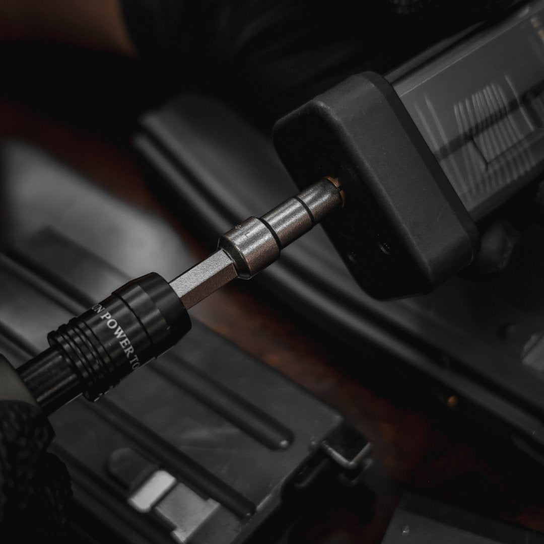 UNYZONE : GUN POWER TOOL Set de tournevis et clés de valves pour GBB et GBBR avec poignée en grenade, mise ne situation démontage valve d'un chargeur GBBR